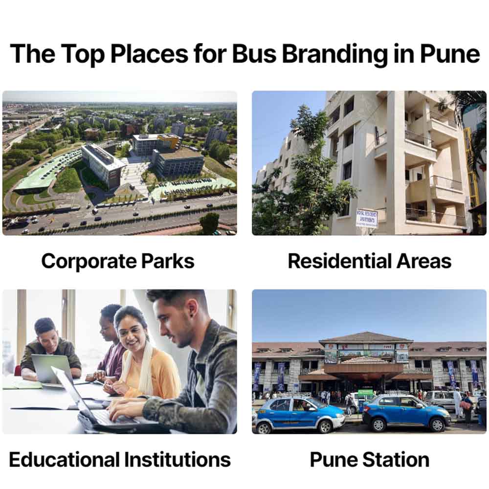 the top places for bus branding in pune