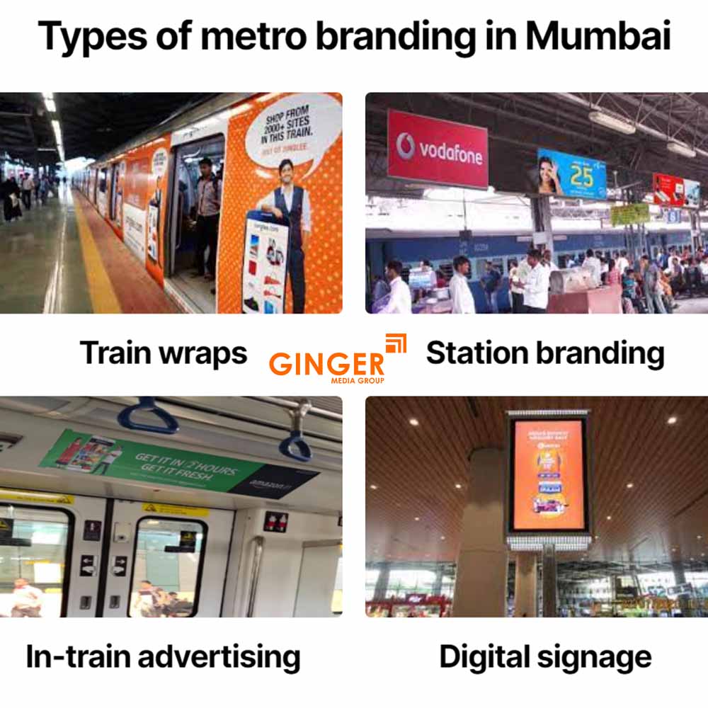 types of metro branding in mumbai