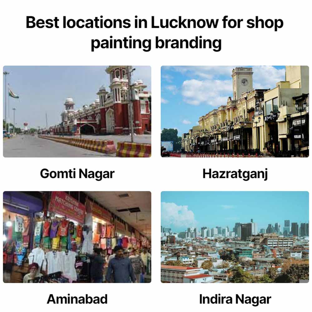 best location in lucknow for shop painting