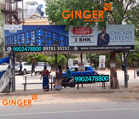 Bus Shelter Advertising in Agra