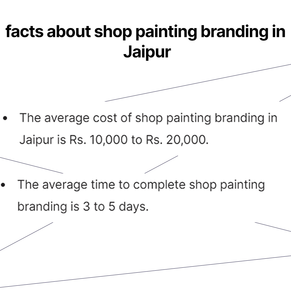 facts about shop painting branding in jaipur