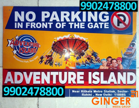 No Parking Boards in Chennai