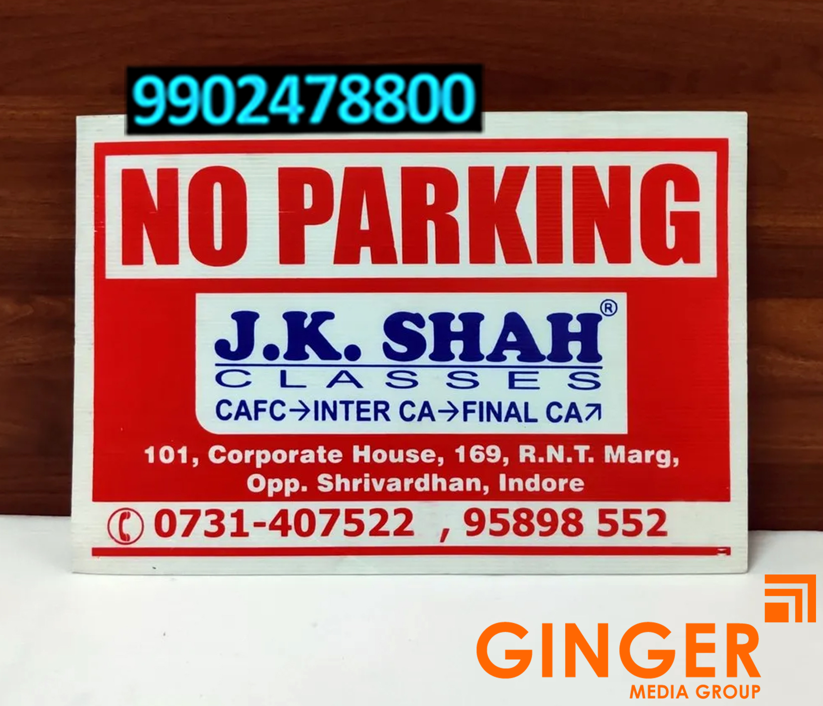 no parking board jaipur jk shah classes