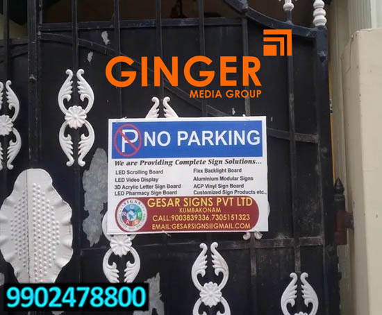 No Parking Boards in Mumbai