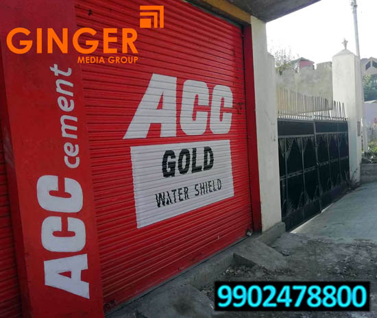 Shop Shutter Painting in Chennai for ACC cement