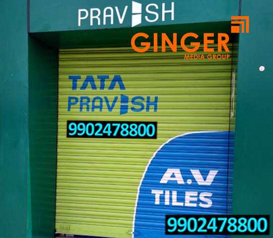 shop-painting-branding-lucknow-tata - Ginger Media Group shop painting branding lucknow tata