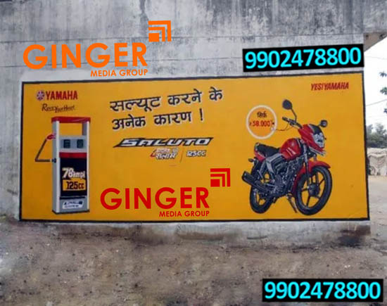 Wall Painting Advertisement in Bangalore for Saluto Brand