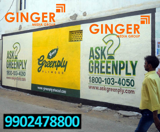 wall painting branding kolkata greenply