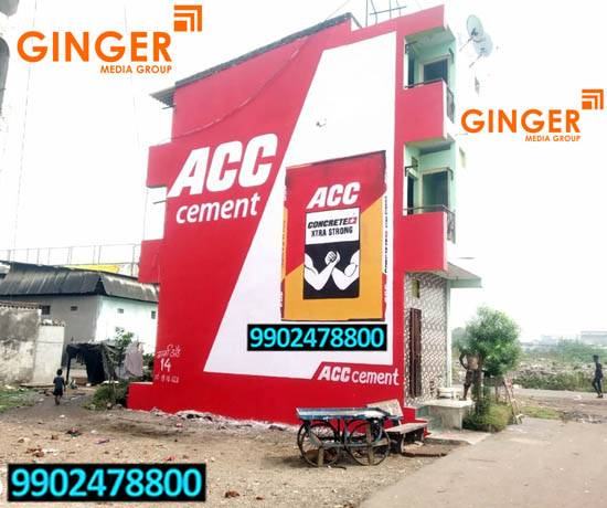 Wall Painting Advertising in Mumbai for ACC Cement