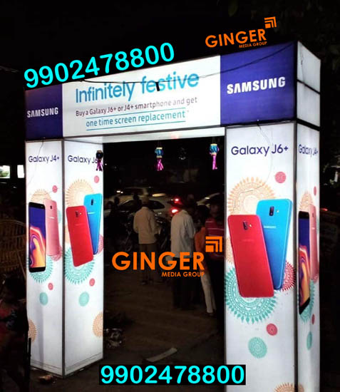 Arch Gate Branding in Delhi, Noida, Faridabad, Ghaziabad and Gurgaon FOR SAMSUNG Brand