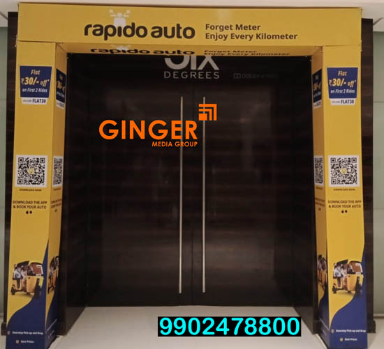 Arch Gate Branding in Jaipur for rapido auto