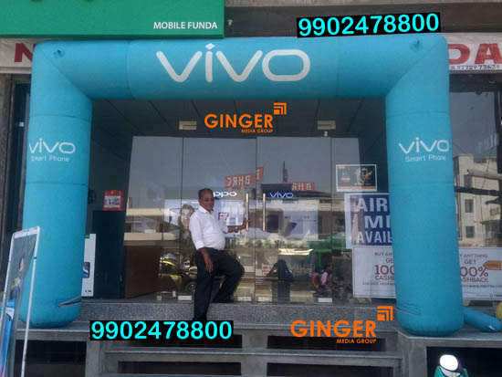 Arch Gate Branding in Lucknow for Vivo Brand