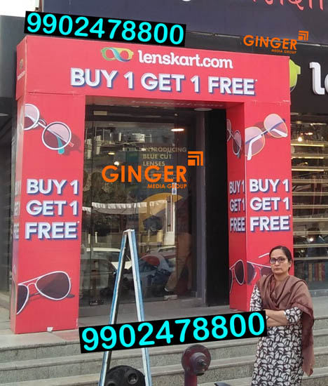 Arch Gate Branding in Mumbai for lenskart