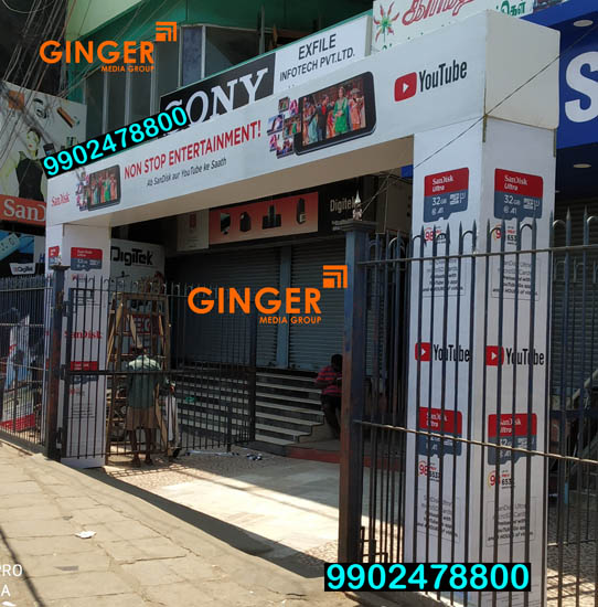 Arch Gates Branding in Pune for SONY Brand