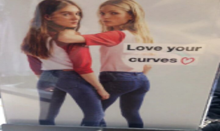 This image shows an ad of the Love your curves campaign
