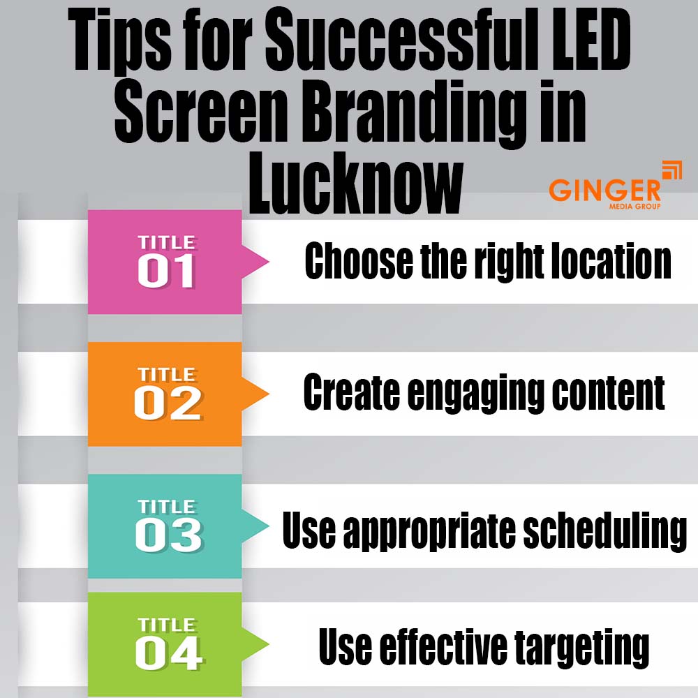 Tips for successful LED Screen Branding in Lucknow