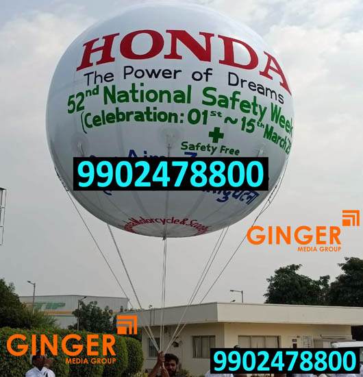 Balloon Advertising in Delhi for Honda