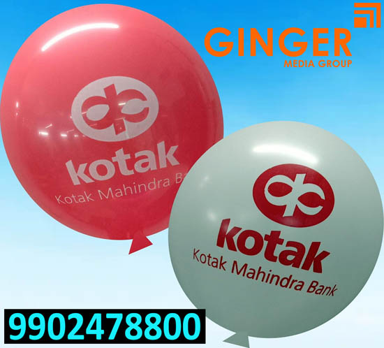 Balloon Branding in Kolkata for Kotak Mahindra Bank