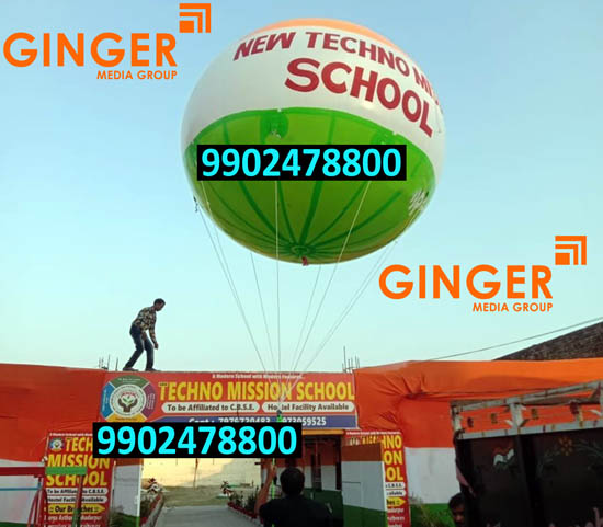 baloon branding lucknow techno school