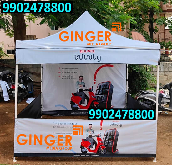 canopy and promo table branding bangalore bounce2
