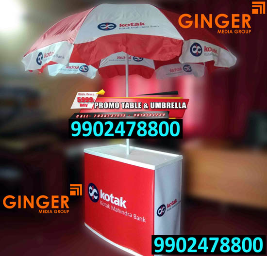 canopy and promo table branding bangalore kotak