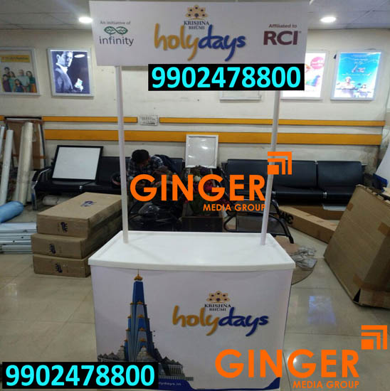 canopy and promo table branding chennai holidays21