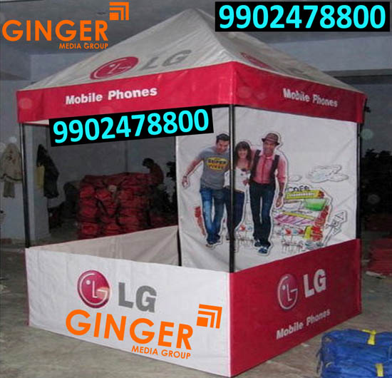 canopy and promo table branding chennai lg