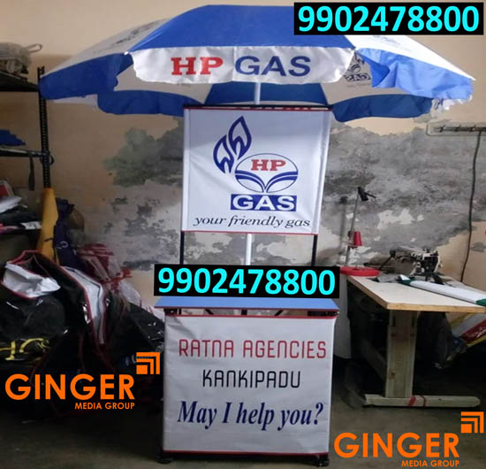canopy and promo table branding hydrabad hp gas