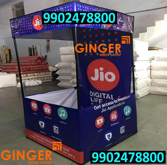 canopy and promo table branding hydrabad jio mobile