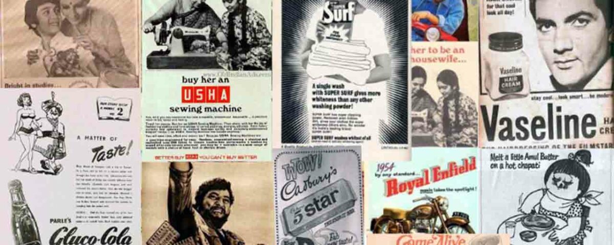 Beginning of advertisement in india