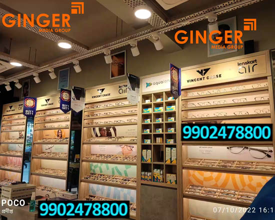 in shop branding bangalore lenskart