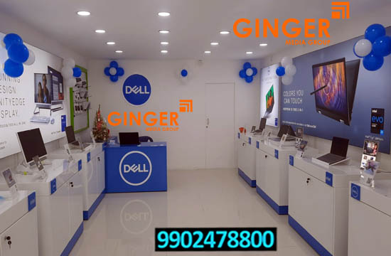 In-Shop Branding in Agra for Dell Brand