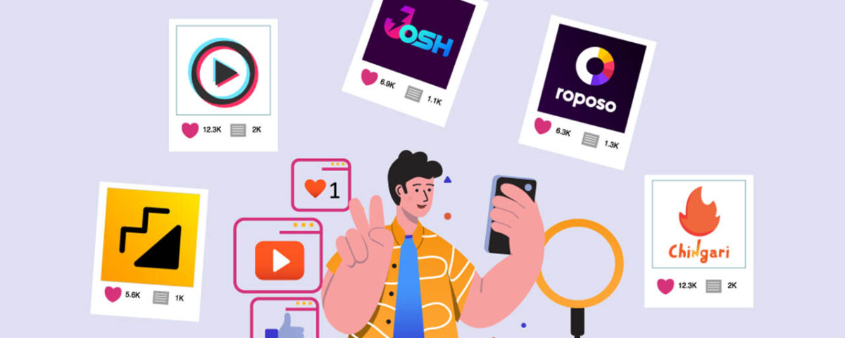 A Few Most-Used Indian Social Media Apps