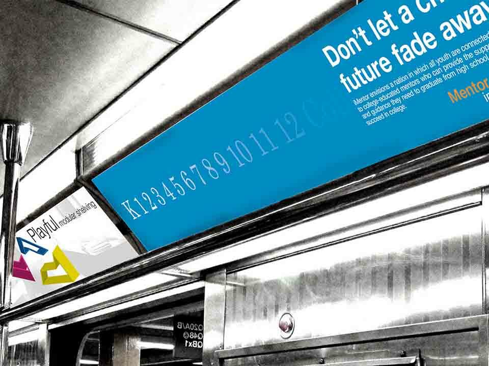 indoor transit advertising