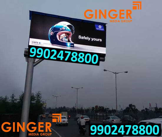 led screen branding lucknow road safety