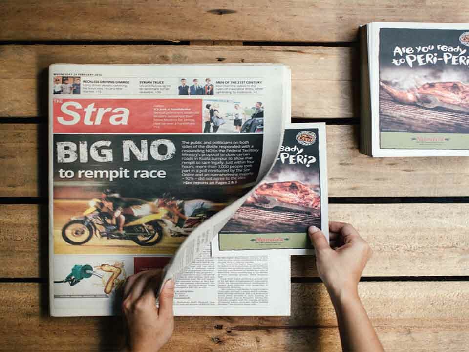 Newspaper Pamphlets advertising in India