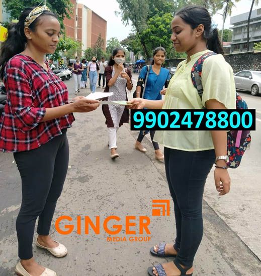 Pamphlet distribution in Jaipur