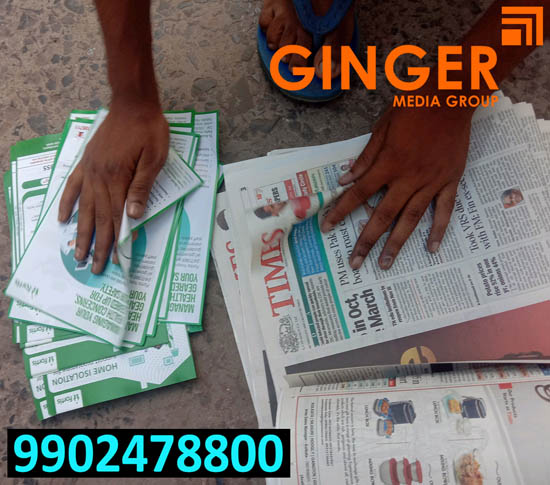 Pamphlet distribution in Jaipur