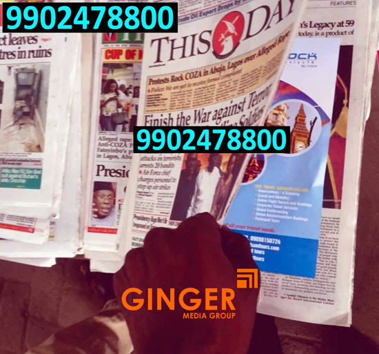 Pamphlet distribution in Jaipur