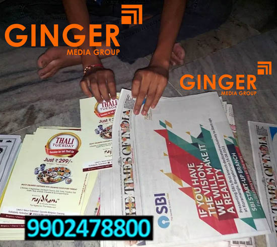 Pamphlet distribution in Jaipur