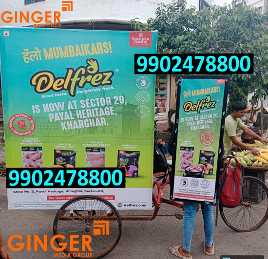 tricycle branding bangalore delfrez