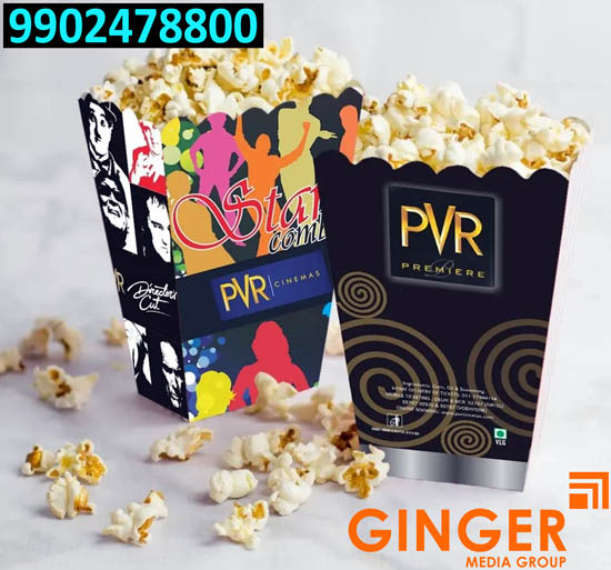 cinema and pvr branding agra pvr popcorns