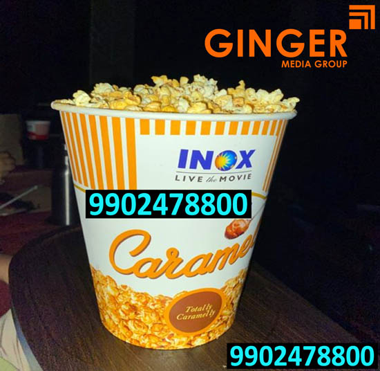 cinema and pvr branding delhi inox popcorn