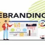 A person creating strategies for rebranding a company