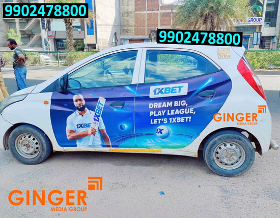 cab branding bangalore 1xbet