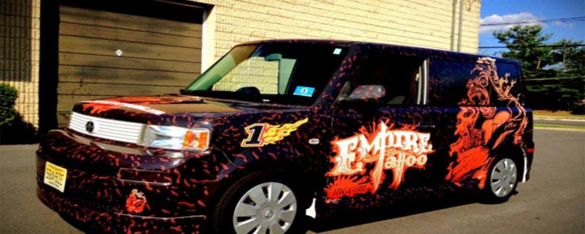 Full cab wrap Advertising
