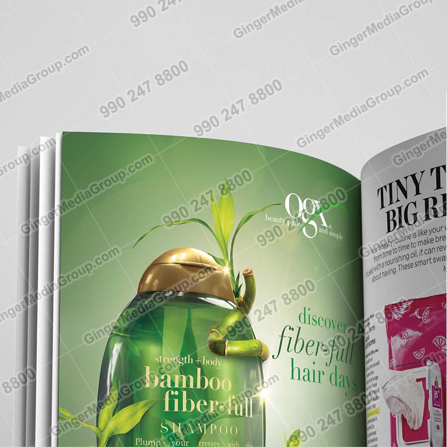 magazine advertising bamboo fiber
