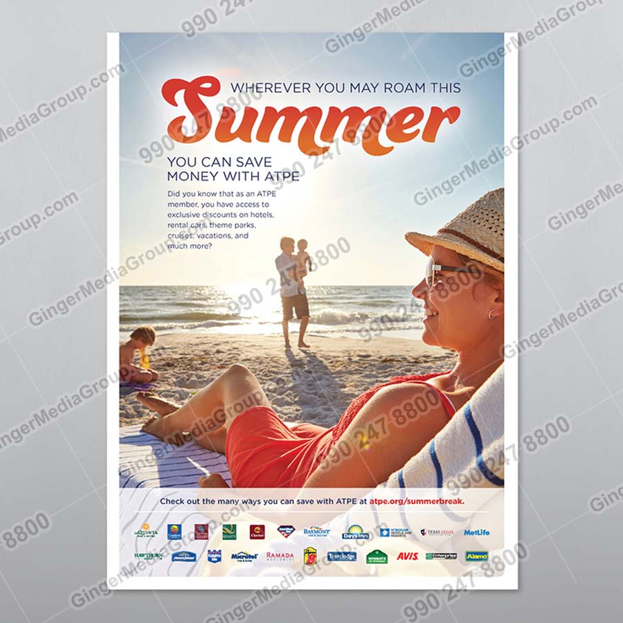 magazine advertising summer