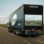 Advertising on a van