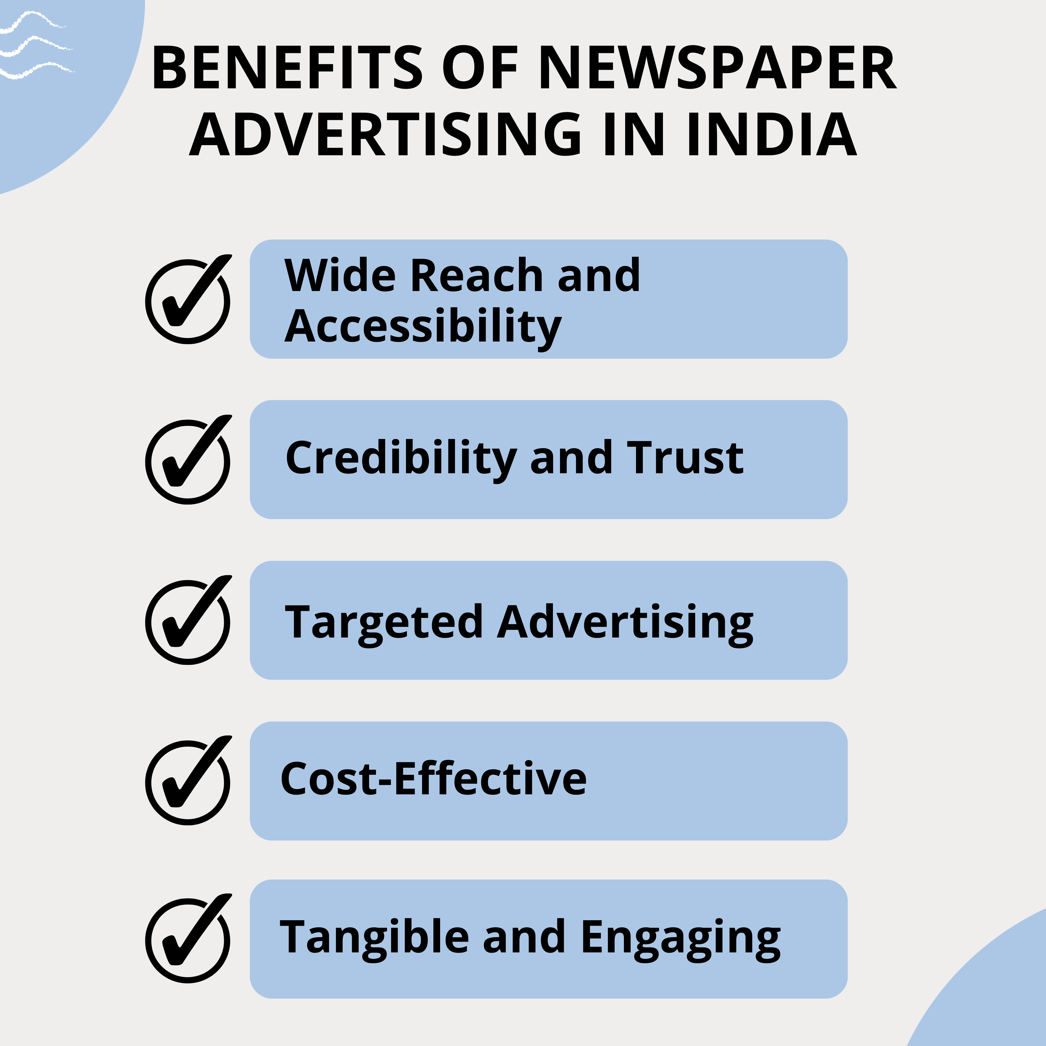 benefits of newspape advertising in india
